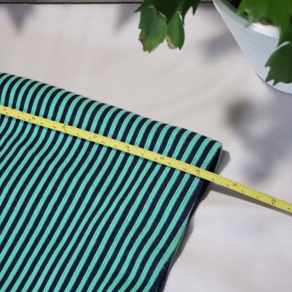 🏷Merona Striped dress blue and green - Picture 6 of 8